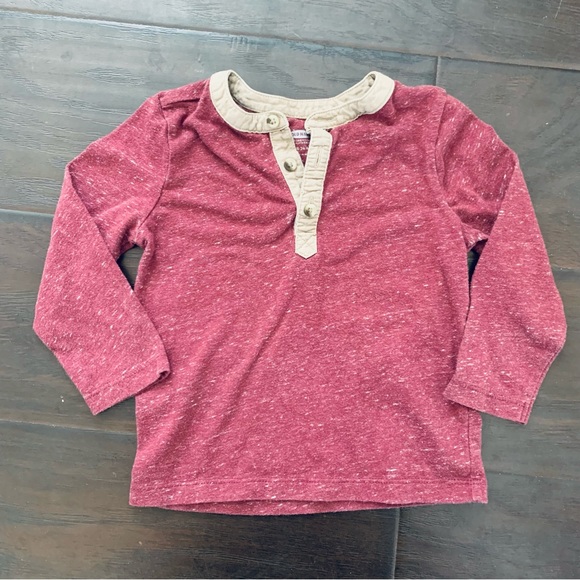 Old Navy Shirts & Tops Old Navy Baby Boy Heather Red 34 Sleeve
